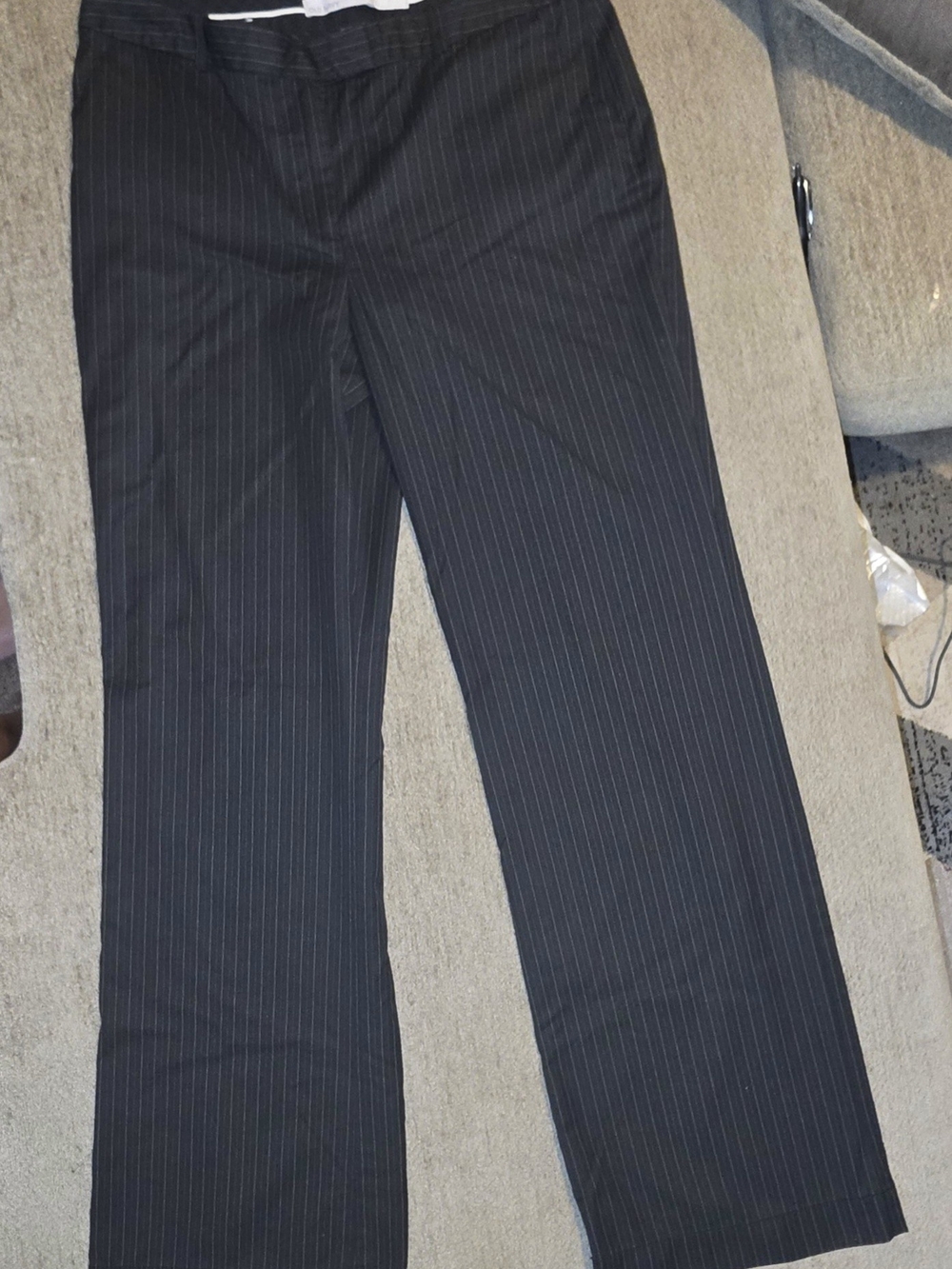 Old Navy Black Pinstripe Dress Pants Size 10